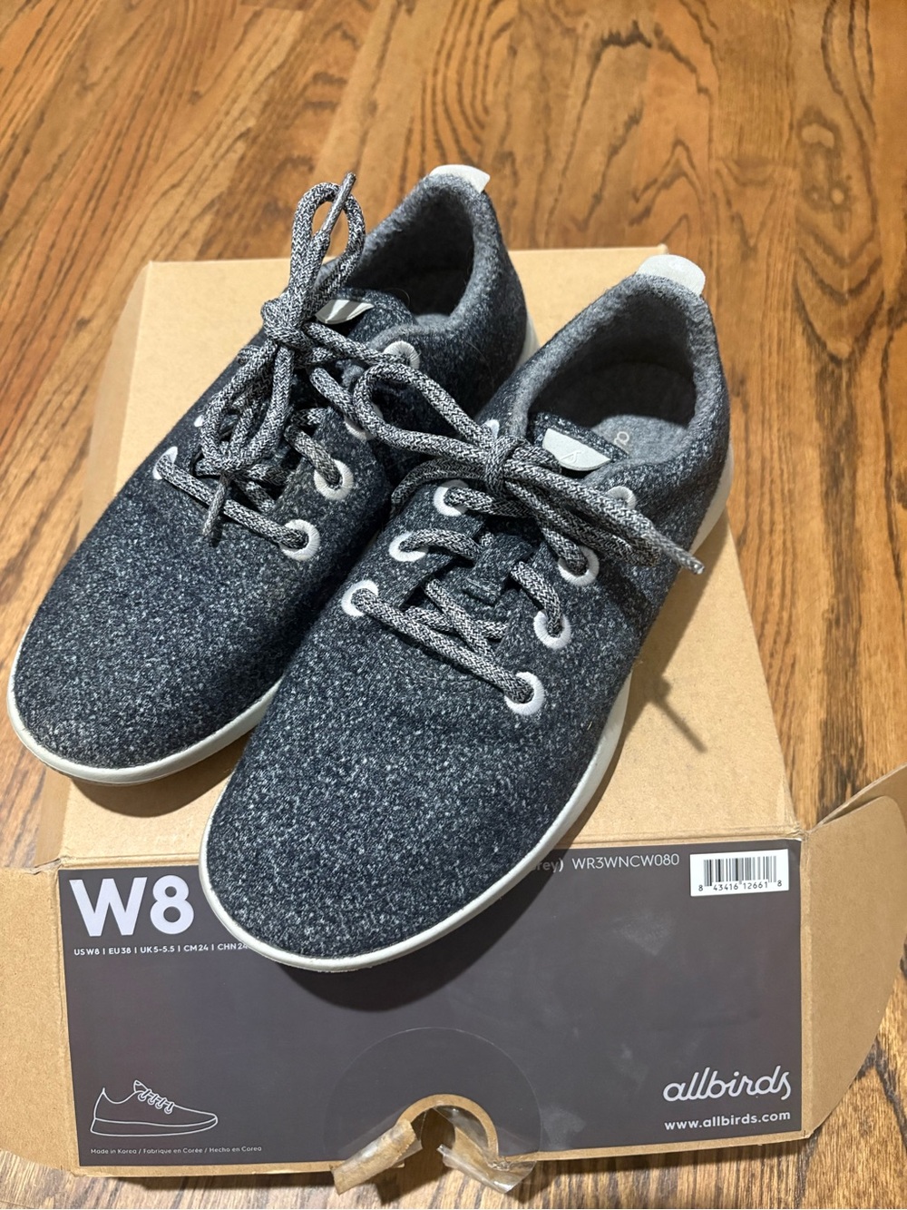 allbirds Women’s Wool Sneakers - Charcoal Gray